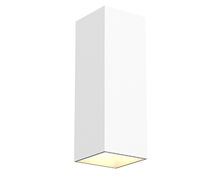 Светодиодный светильник VARTON WL-Cube настенный10 Вт 3000 K 80х80х230 мм угол 60° IP54 RAL9010 белый муар